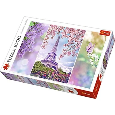 Image of Trefl &quot;Romantic Spring in Paris Puzzle (1000 Piece, Multi Colour)