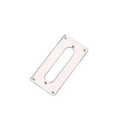 Image of Alnicov Humbucker To Single Pickup Adapter Mounting Ring for Telecaster Guitar Bridge Pickup,Silver Arcylic Mirror