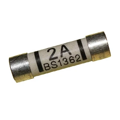 Image of KafTon 10x 2A Domestic Fuses 240V Plug Top Household Mains 2amp Cartridge Fuse