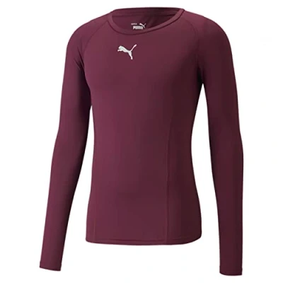 Image of PUMA LIGA Baselayer Tee LS Grape Wine