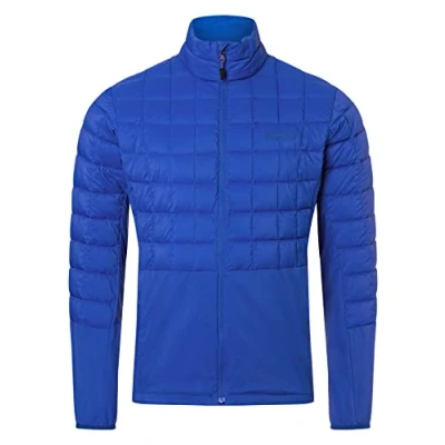 Image of Marmot Men Echo Featherless Hybrid, Insulated hiking jacket, water repellent functional breathable quilted windproof outdoor Dark Azure, L