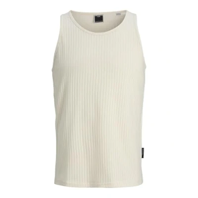 Image of Jack &amp; Jones Jcoinfinity TANK Top, Men&#039;s, Size: Small, Cloud dancer