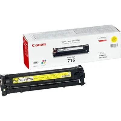 Image of Canon Original Yellow Laser Toner Cartridge 716 1977B002