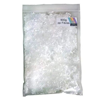 Image of 900g Bags x 19mm Polyproylene (pp) Fibres for Concrete and Screed Reduces Shrinkage Cracking