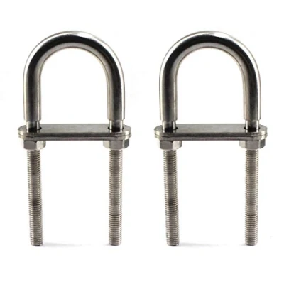 Image of M8x100 U Bolt 304 Stainless steel Tie Down (Pack of 2)