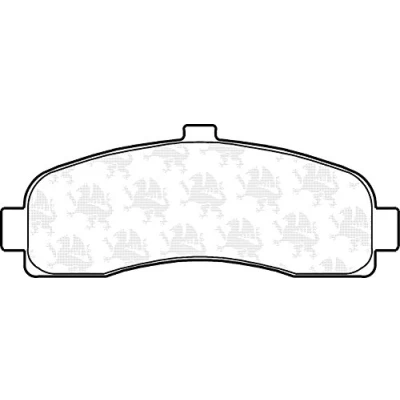 Image of 8660004634, 8671016543 Brake pad set QUINTON HAZELL BP609 excl. wear warning contact NISSAN: MICRA 2