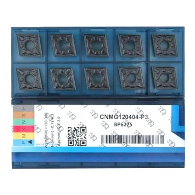 Image of CDBP Cnmg 431 Cnmg120404 Carbide Indexable Inserts Turning Tools for Lathe and Milling, Pack of 10