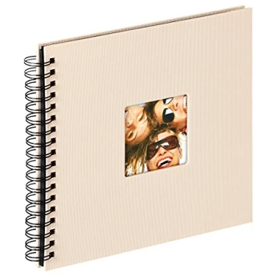 Image of walther Design Photo Album Sand 26 x 25 cm Spiral with Punched Cover, Fun SA 108 C