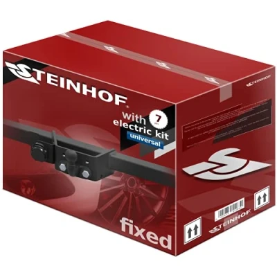 Image of STEINHOF new fixed towbar compatible with Opel/Vauxhall Vivaro VAN/Minibus 06.2014 2020 7 pin Universal wiring kit