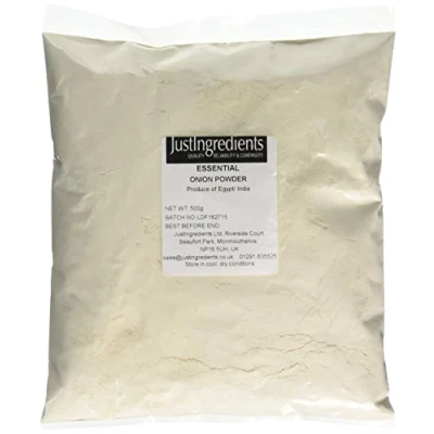 Image of JustIngredients Essentials Onion Powder, 500 g Pack of 3