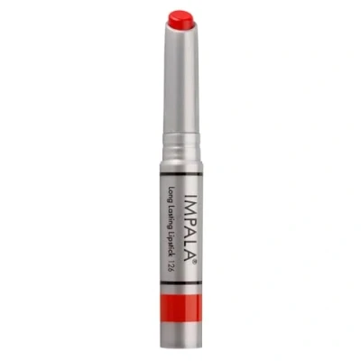 Image of IMPALA Longlasting lip color Red Orange Matte No. 126 Permanent Lipstick, creamy texture Long lasting Hydrating full coverage Moisturizes and nurtures