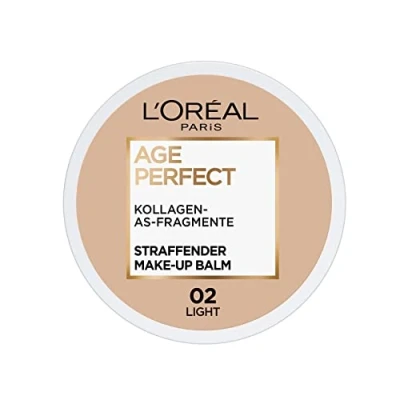 Image of L&#039;Oréal Paris Age Perfect Firming Make Up Balm 02 Light, Nourishing Makeup Wonder for Healthy Looking Skin, 18 ml