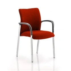 Image of Academy Pimento Colour Fabric Back and Seat With Arms KCUP0036