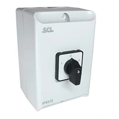 Image of SCL 40A 4 Pole IP65 Enclosed Changeover Switch