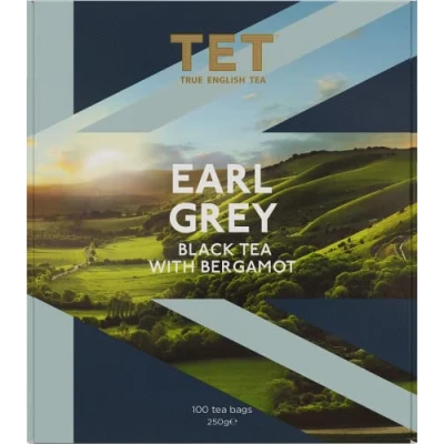 Image of TET Earl Grey, 100 x 2.5g tagged tea bags