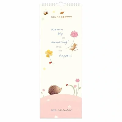 Image of 2026 Ginger Betty Slim Wall Calendar