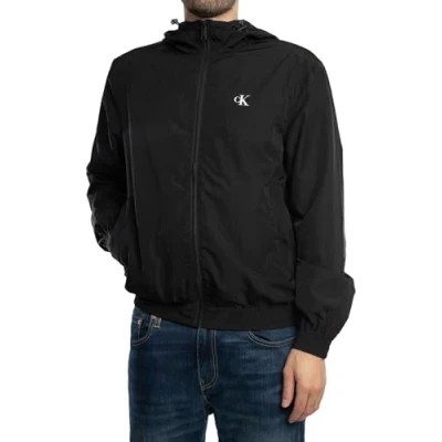Image of Calvin Klein Jeans Hooded Summer jacket, Men&#039;s, Size: XL, Black