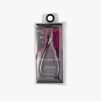 Image of K/00 Professional Cuticle Nippers Staleks Length 11 cm and Leather Case