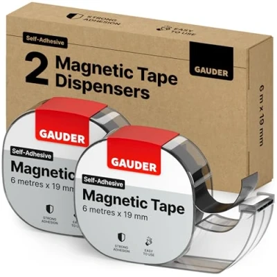 Image of GAUDER 2X Magnetic Tape Dispenser (19 mm x 6 m)