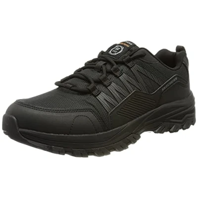 Image of Skechers Men&#039;s Fannter Sneaker, Black, 10 UK