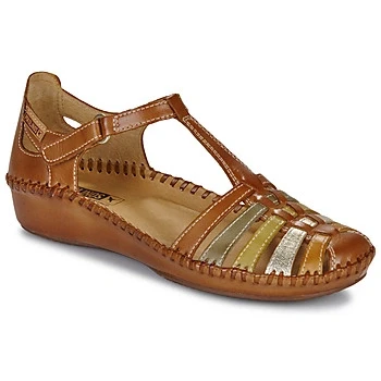 Image of Pikolinos Zapatos semiabiertos en Piel Modelo P. Vallarta Para Senora, Brandy C4, 4 UK