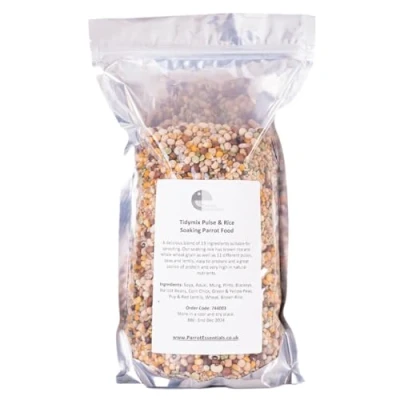 Image of Parrot Essentials Tidymix Minifuctured Pulse &amp; Rice Soaking Premium Food Seed (1Kg)