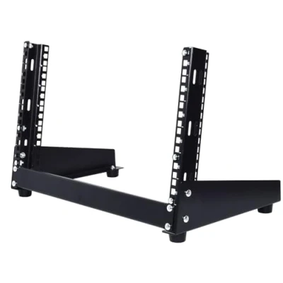 Image of Adastra 19&quot; Open Framed Desk Top Rack Mount for AV, Media, IT, Data Equipment 6U