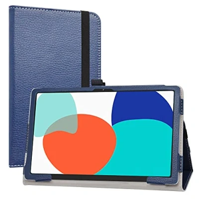 Image of Labanem BTKJ718 2 Case with Blackview Tab 11, Slim Fit PU Leather Cover for 10.36 Inch 11 Tablet Blue