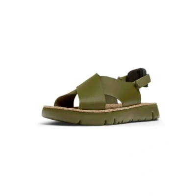Image of Camper Women&#039;s Oruga Sandal K200157, Green 054, 7 UK