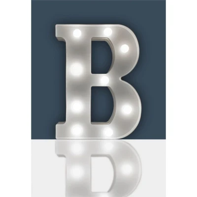 Image of St Helens Home &amp; Garden Battery Operated 3D LED Letter Light Perfect for use as a Night or at Weddings and Parties (Letter B)
