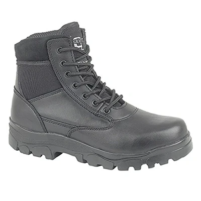 Image of SHERMAN 7 Eye Combat Boot Black Size UK Mens 6