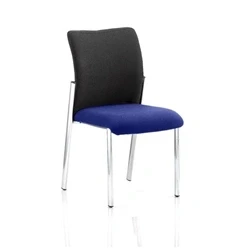 Image of Academy Black Fabric Back With Serene Colour Seat Without KCUP0043