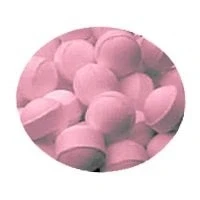 Image of 30 x Scented Bath Marbles Fizzers Mini Bombs in Gift Bag (Rhubarb Custard)