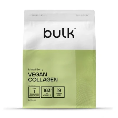 Image of Bulk Vegan Collagen Powder, Mixed Berry, 250 g, 31 Servings, Packaging May Vary