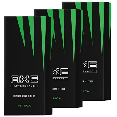 Image of AXE 3 Invigorating citrus Aftershave je 100ml Rasierwasser für den Mann