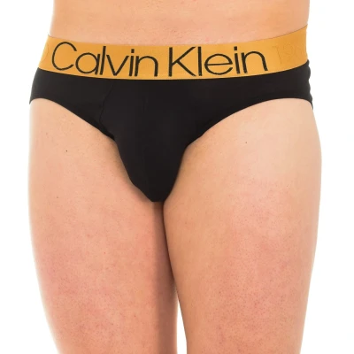 Image of Calvin Klein Mens Slip Black Spandex Size Small