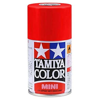 Image of Tamiya 100ml Bright Mica Ferrari Red spray paint # TS 85