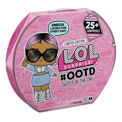 Image of L.O.L. Surprise! 576037EUC LOL 2021 OOTD Advent Calendar with Limited Edition Doll Jet Set Q.T. UNbox 25+ Surprises Including Outfits, Shoes, &amp; Accessories Collectable Gift for Girls Boys Ages 4+