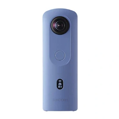 Image of RICOH THETA SC2 BLUE 360Camera 4K Video with image stabilization High quality speed data transfer Beautiful night view shooting low noise Thin &amp; Lightweight For iOS, Android