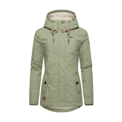 Image of Ragwear Monade Winter jacket, Women&#039;s, Size: Medium, Dusty olive