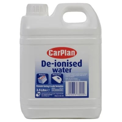 Image of Carplan De ionised Water, Batteries &amp; Steam Irons, Energy Class A+++, 2.5 Litres