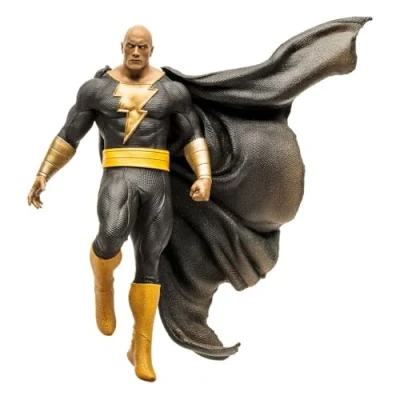 Image of McFarlane Toys, 12 Inch Jim Lee DC Black Adam Figure Statue, Collectible with Detachable Cape and Collectors Stand Ages 12+
