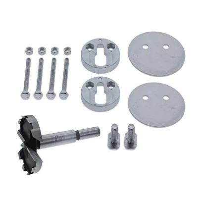 Image of Milescraft 4017 ClampAnchors Bench Clamp Base Set, Black
