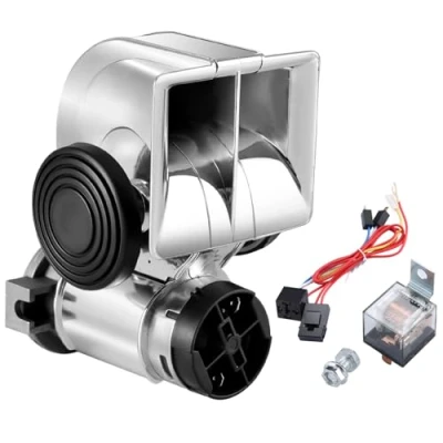 Image of Rupse 150DB Car Horn, Electric Air Horns 12V, Super Loud Train for Truck Lorrys Motorcycle Vehicles Boat