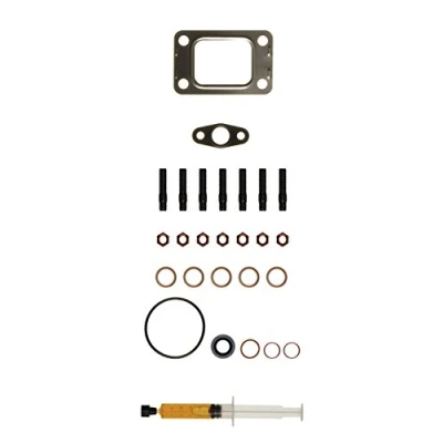 Image of 55560913, 5955703, 9172123, 9198631 Mounting Kit, charger AJUSA JTC11029 with studs, syringe oil gaskets/seals SAAB: 9 5 Estate