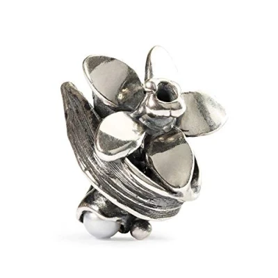 Image of Trollbeads Silver 925 Bead Narcissus of December