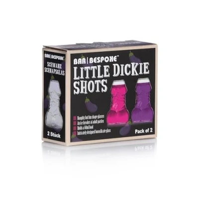 Image of Bar Bespoke Little Dickie Shot Glasses 2 Pack