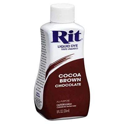 Image of Rit Liquid Fabric Dye Cocoa Brown 236ml