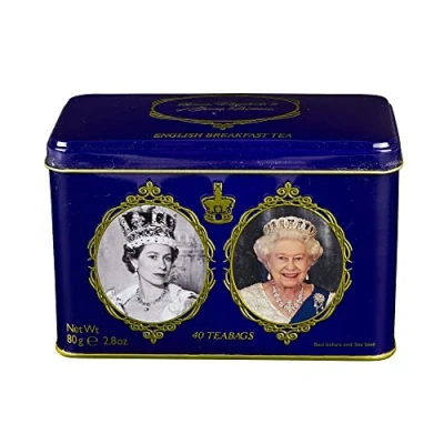 Image of New English Teas Queen Elizabeth II Tin 80 g (40 Teabags)