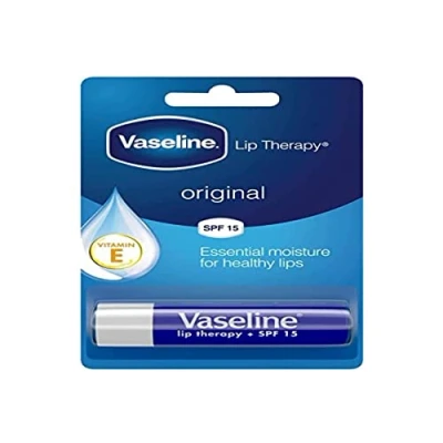 Image of Vaseline Essential moisture Lip Therapy Original Balm, 4gm